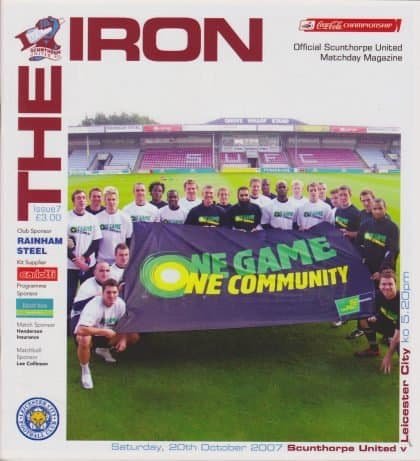 Scunthorpe United v Leicester City  20-Oct-2007