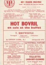 Clapton v Maidstone United  20-Apr-1963