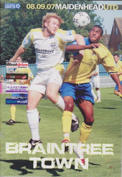 Braintree Town v Maidenhead United  08-Sep-2007