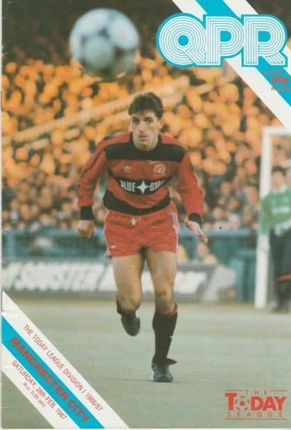 Queens Park Rangers v Manchester City   28-Feb-1987