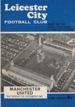 Leicester City v Manchester United 23-Dec-1967