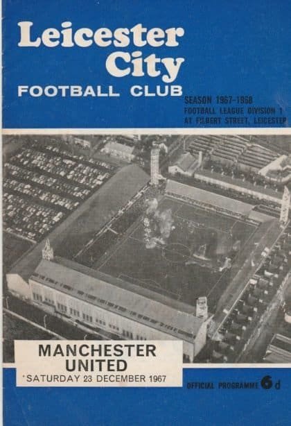 Leicester City v Manchester United 23-Dec-1967
