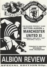 Witton Albion v Manchester United XI  24-Jul-1997