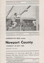 Workington v Newport County 08-May-1969