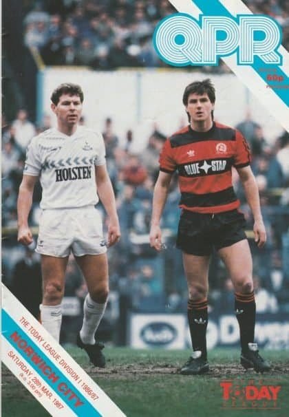 Queens Park Rangers v Norwich City   28-Mar-1987
