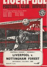 Liverpool v Nottingham Forest  11-May-1968