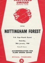 Sheffield United v Nottingham Forest  30-Jan-1960