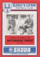 Kings Lynn v Nottingham Forest 09-Oct-1989