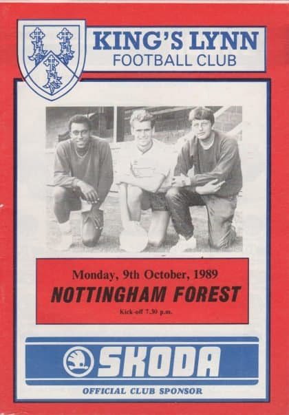 Kings Lynn v Nottingham Forest 09-Oct-1989