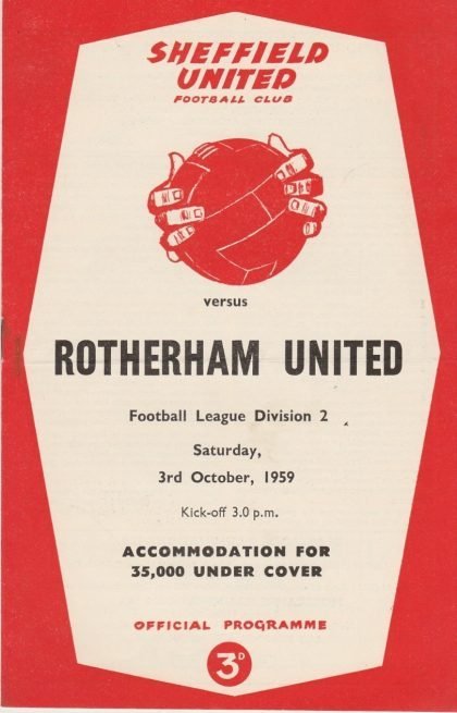 Sheffield United v Rotherham United 03-Oct-1959