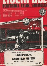 Liverpool v Sheffield United 12-Apr-1968