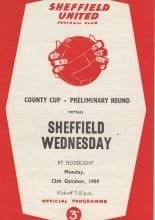 Sheffield United v Sheffield Wednesday  12-Oct-1959