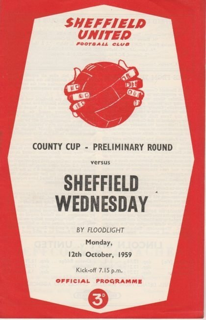 Sheffield United v Sheffield Wednesday  12-Oct-1959