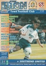 Luton Town v Southend United 18-Aug-1997