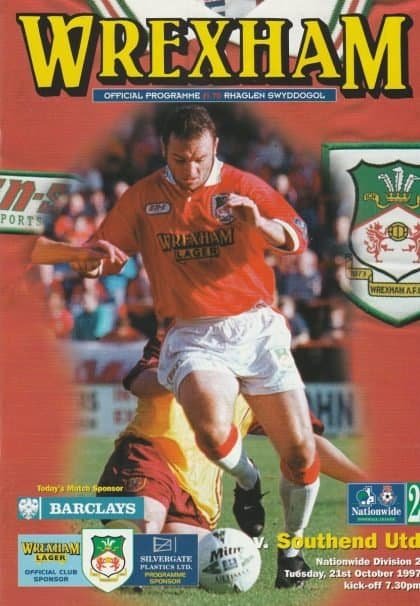 Wrexham v Southend United 21-Oct-1997