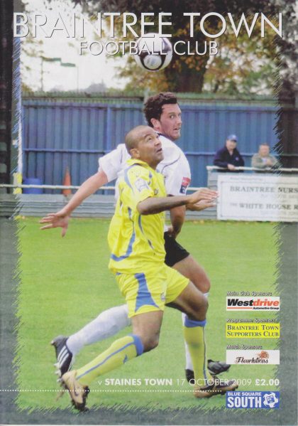 Braintree Town v Staines Town  17-Oct-2009