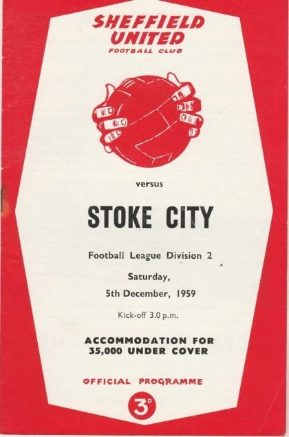 Sheffield United v Stoke City  05-Dec-1959