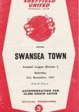 Sheffield United v Swansea Town   21-Nov-1959