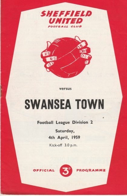 Sheffield United v Swansea Town   04-Apr-1959