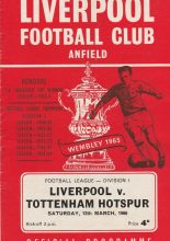 Liverpool v Tottenham Hotspur  12-Mar-1966