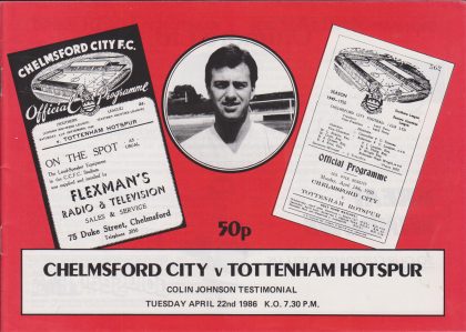 Chelmsford City v Tottenham Hotspur 22-Apr-1986