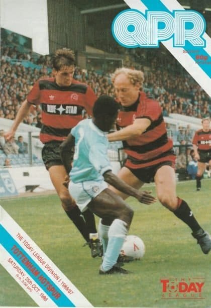 Queens Park Rangers v Tottenham Hotspur  25-Oct-1986