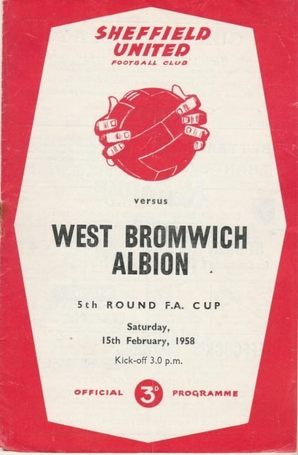 Sheffield United v West Bromwich Albion 15-Feb-1958