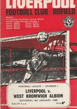 Liverpool v West Bromwich Albion 06-Jan-1968