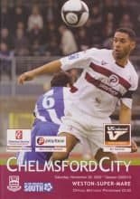 Chelmsford City v Weston-Super-Mare 28-Nov-2009