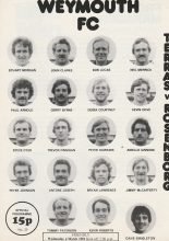 Weymouth v Rosenborg 04-Mar-1981