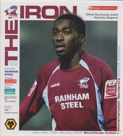 Scunthorpe United v Wolverhampton Wanderers  19-Jan-2008