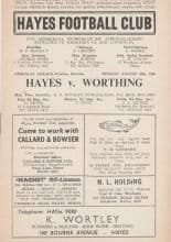 Hayes v Worthing  29-Aug-1966