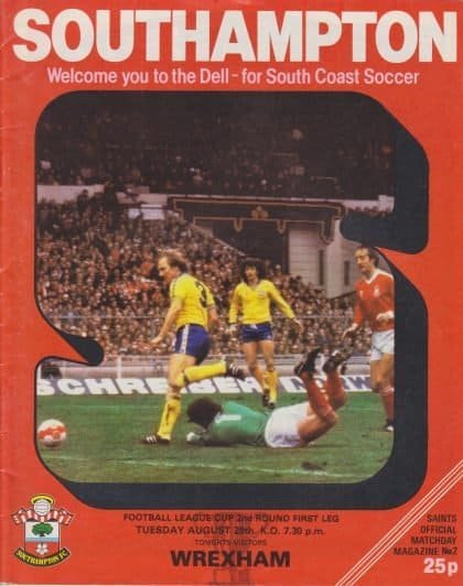 Southampton v Wrexham 28-Aug-1979