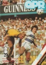 Queens Park Rangers v York City 09-Oct-1984
