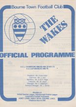 Bourne Town v Peterborough United 1975-76