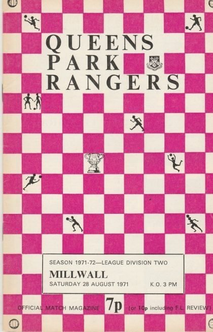 Queens Park Rangers v Millwall 28-Aug-1971