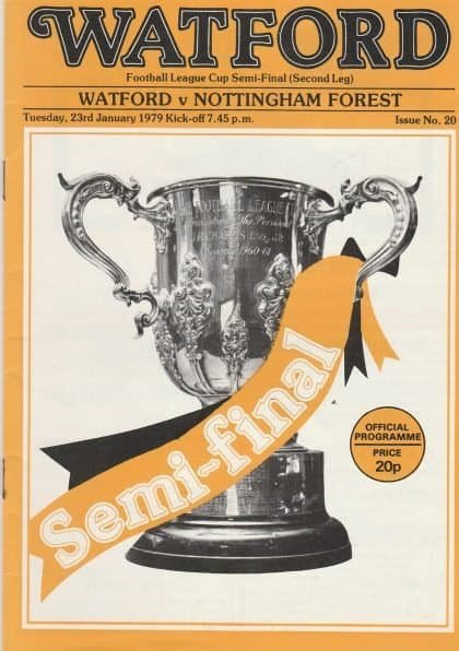 Watford v Nottingham Forest 23-Jan-1979