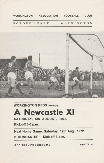 Workington v Newcastle United XI  05-Aug-1972