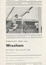 Workington v Wrexham  24-Aug-1968
