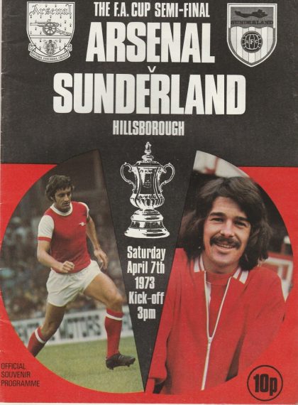 Arsenal v Sunderland 07-Apr-1973