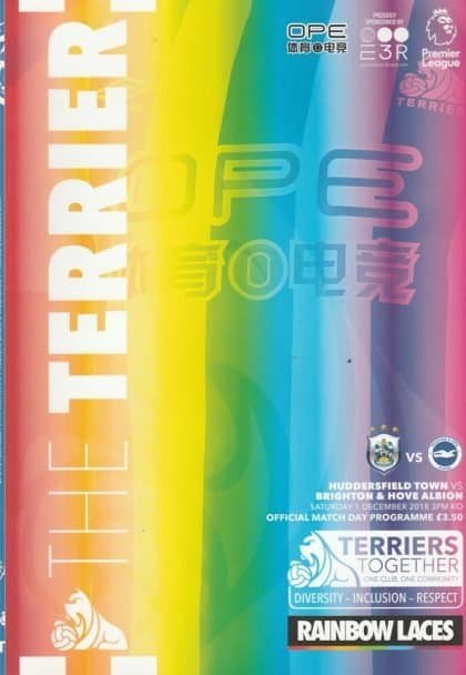 Huddersfield Town v Brighton and Hove Albion 01-Dec-2018