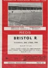 Workington v Bristol Rovers  26-Apr-1966