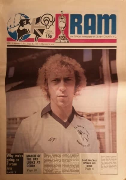Derby County v Burnley 06-Sep-1975
