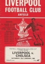 Liverpool v Chelsea 22-Jan-1966