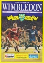 Wimbledon v Coventry City 21-Apr-1990