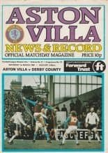 Aston Villa v Derby County 01-Mar-1980