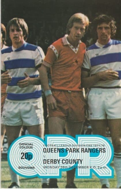 Queens Park Rangers v Derby County  26-Dec-1977