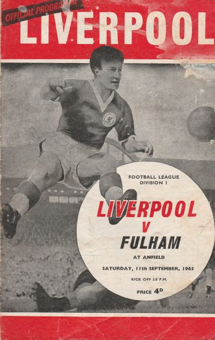 Liverpool v Fulham 11-Sep-1965