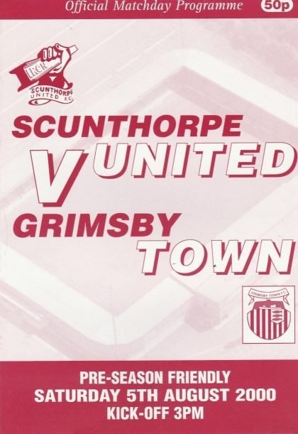 Scunthorpe United v Grimsby Town 05-Aug-2000