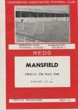 Workington v Mansfield Town  27-May-1966